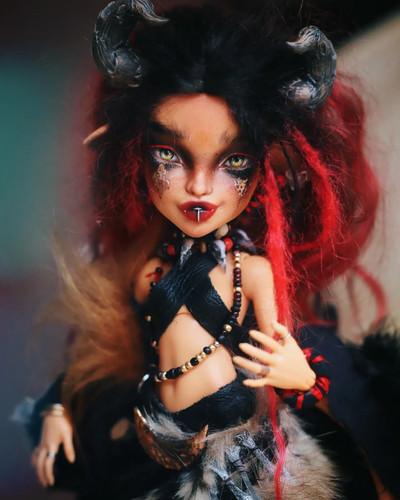Monster high ooak art doll - ooak,