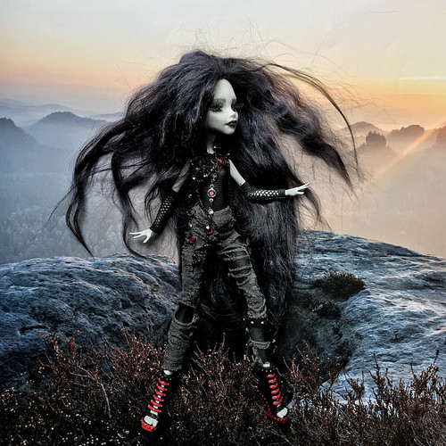 Monster high gothic custom - monster,