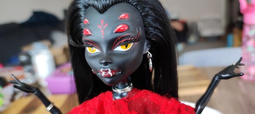 Monster high ooak wydowna - monster,